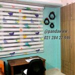 خرید اینترنتی پرده زبرا اتاق خواب و پذیرایی و آشپزخانه مدل کودک