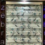 خرید اینترنتی پرده زبرا اتاق خواب و پذیرایی و آشپزخانه مدل پلیسه گلدار