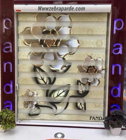 خرید اینترنتی پرده زبرا اتاق خواب و پذیرایی و آشپزخانه تصویری