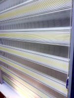 پرده زبرا مدل طرح بنفشه