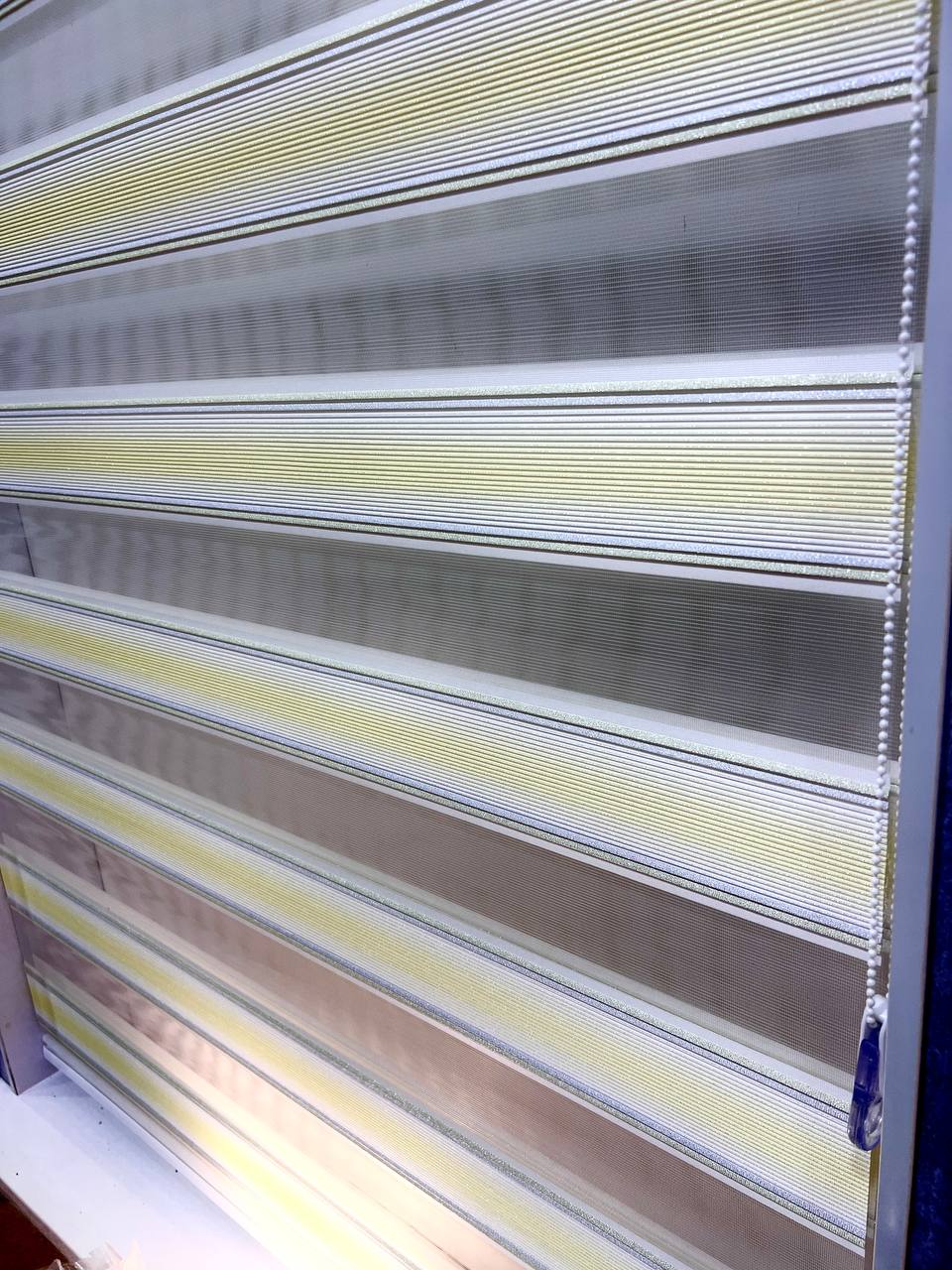 پرده زبرا مدل طرح بنفشه