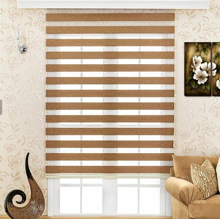 پرده زبرا طرح ساده پرده زبرا طرح ساده