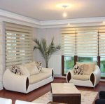 پرده زبرا طرح ساده